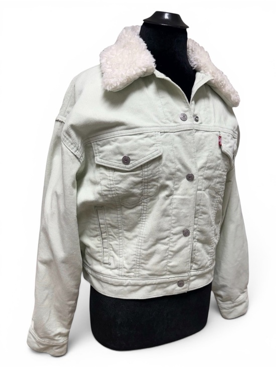 Levi's Jackets & Blazers - Levi’s Sherpa Ex-Boyfriend Sage Corduroy Trucker Jacket
